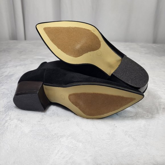 Cape Robbin Black Slip On Western Cut Out Side Bootie Boot - Picture 6 of 6